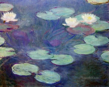  Rosa Pintura al %C3%B3leo - Nenúfares rosas Claude Monet